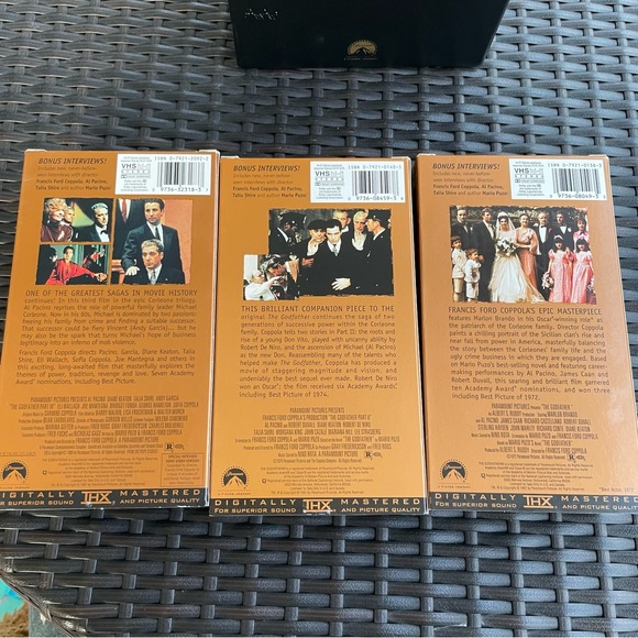 The Godfather Trilogy Box Set VHS - Picture 10 of 16